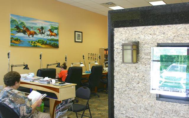 Interior photo of retail space