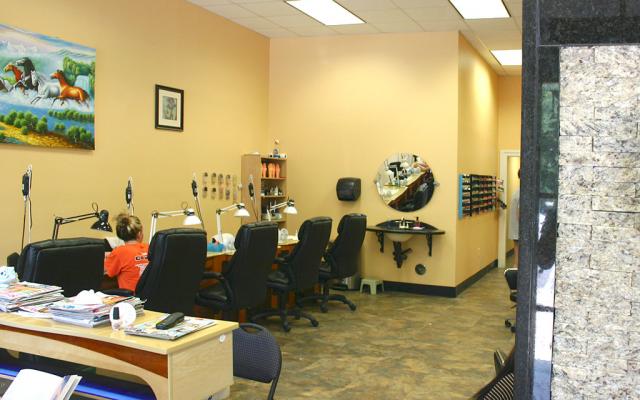 Interior photo of retail space