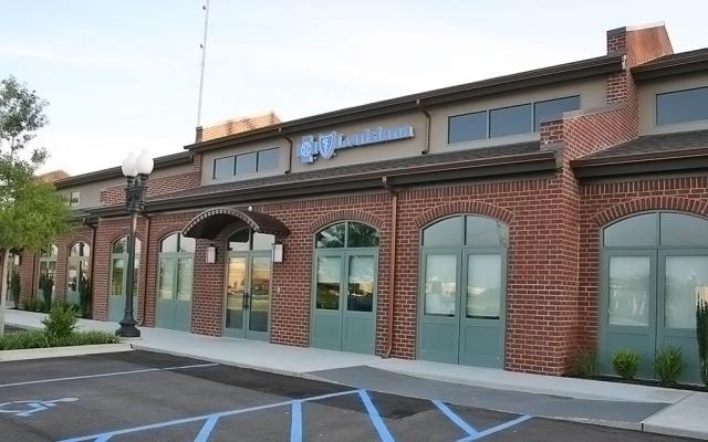 Exterior photo of the Shoppes On Tower II, featuring the facade of Blue Cross Blue Shield